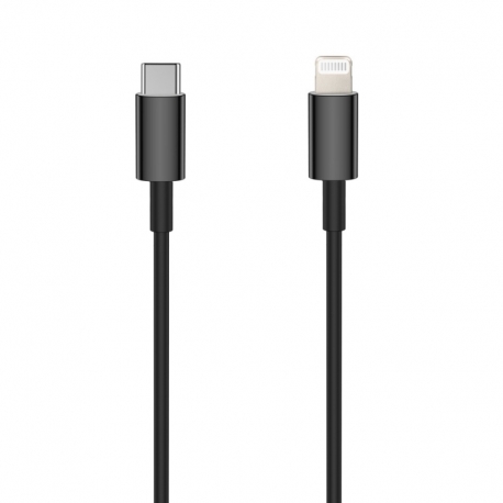 Cablu Date & Incarcare 3A USB-C - APPLE Lightning - 1 Metru (Negru) Setty