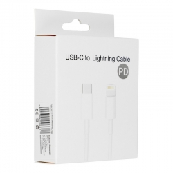 Cablu Date & Incarcare Tip C - Lightning 3A (Alb) 1 Metru C291 (BOX)