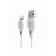 Cablu Date & Incarcare 2.1A APPLE Lightning (Alb) 2m Dudao L4L