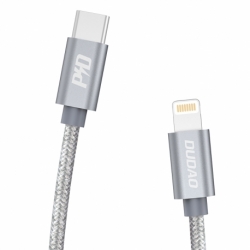 Cablu Tip C - APPLE Lightning (Gri) 1m Dudao L5 Pro