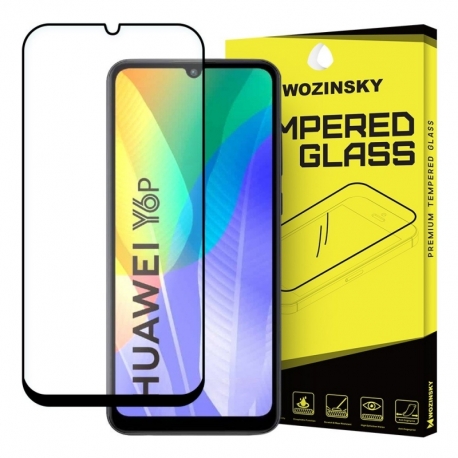 Folie de Sticla 5D Full Glue HUAWEI Y6p (Negru) Case Friendly Wozinsky