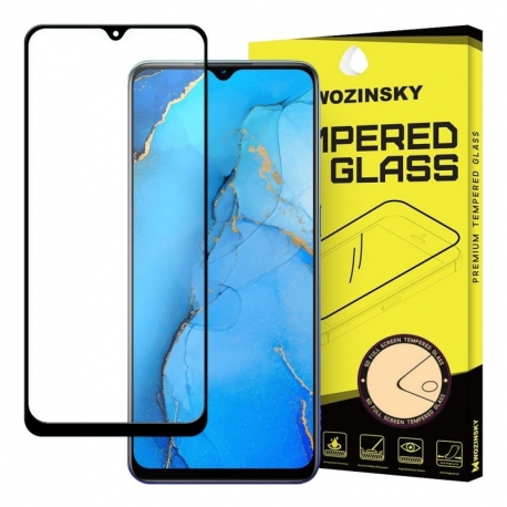 Folie de Sticla 5D Full Glue Oppo Reno 3 (Negru) Case Friendly Wozinsky