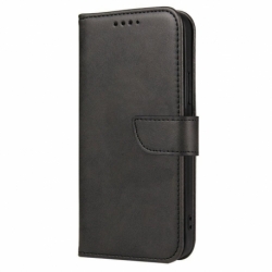 Husa pentru OnePlus 8 Pro - Fancy Book Piele (Negru)