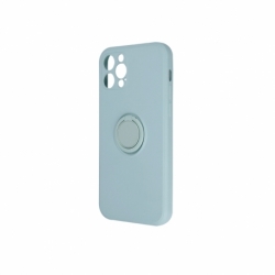 Husa pentru APPLE iPhone 13 - Ring Silicon Cover (Menta)