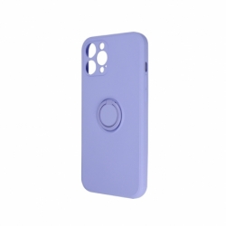 Husa pentru APPLE iPhone 13 - Ring Silicon Cover (Lila)