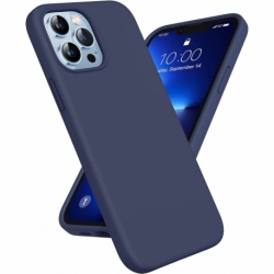 Husa pentru APPLE iPhone 13 - Silicon Cover (Bleumarin)