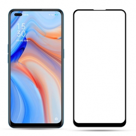 Folie de Sticla 5D Full Glue Oppo Reno 4 Lite (Negru) ATX