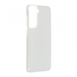 Husa pentru SAMSUNG Galaxy S21 FE - Forcell Shining (Argintiu)