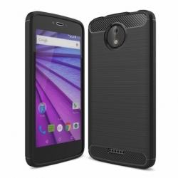 Husa MOTOROLA Moto C Plus - Carbon (Negru) Forcell