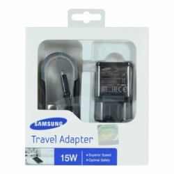 Incarcator Original Fast Charge 2A SAMSUNG EP-TA20EWE + Cablu MicroUSB (Negru)