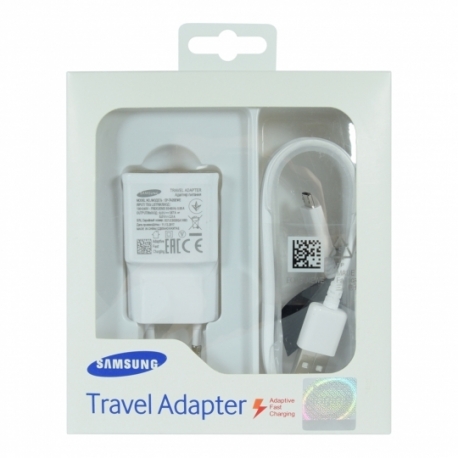 Incarcator Original Fast Charge 2A SAMSUNG EP-TA20EWE + Cablu MicroUSB (Alb)