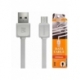 Cablu Date & Incarcare MicroUSB - 1 Metru (Alb) RC-06M REMAX