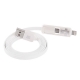 Cablu Date & Incarcare MicroUSB & APPLE Lightning Fast Charging (Alb) REMAX Transformers