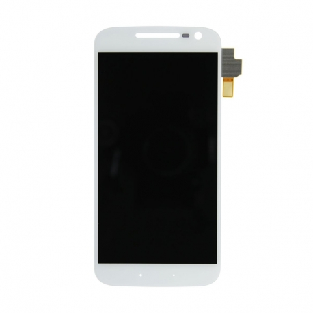 Display + Touchscreen si Rama LENOVO Moto G4 (Alb)