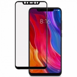 Folie 5D Flexibila XIAOMI Mi 8 (Negru) Nano Full Glue