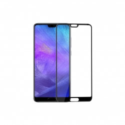 Folie 5D Flexibila HUAWEI P20 (Negru) Nano Full Glue