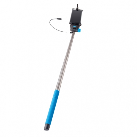 Selfie Stick Universal cu Cablu (Albastru) MP-400 Forever