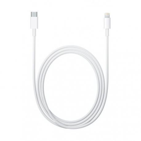 Cablu Original APPLE Tip C - Lightning - 1 Metru (Alb) MK0X2AM/A Blister