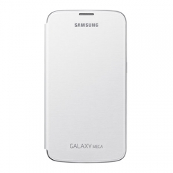 Husa Originala Pentru SAMSUNG Galaxy Mega - Flip Cover, Alb