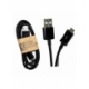 Cablu Date & Incarcare MicroUSB (Negru) ECB-DU4AWE BULK