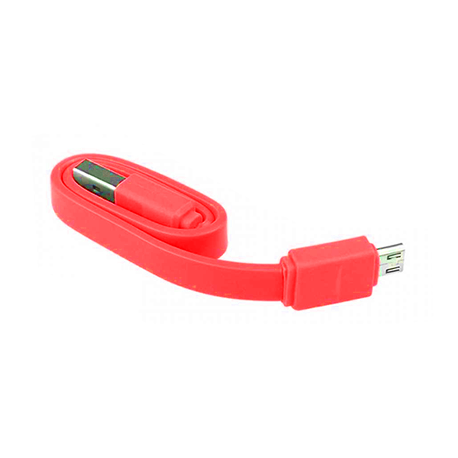 Cablu Date & Incarcare MicroUSB Fast Charge - 1 Metru (Rosu) Candy Box