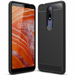 Husa NOKIA 3.1 Plus (2018) - Carbon (Negru) FORCELL