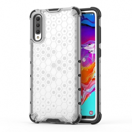 Husa SAMSUNG Galaxy A70 / A70s - Gel TPU Honeycomb Armor (Transparent)