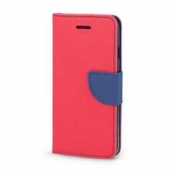 Husa Pentru ALCATEL Pop 4 - Leather Fancy TSS, Rosu