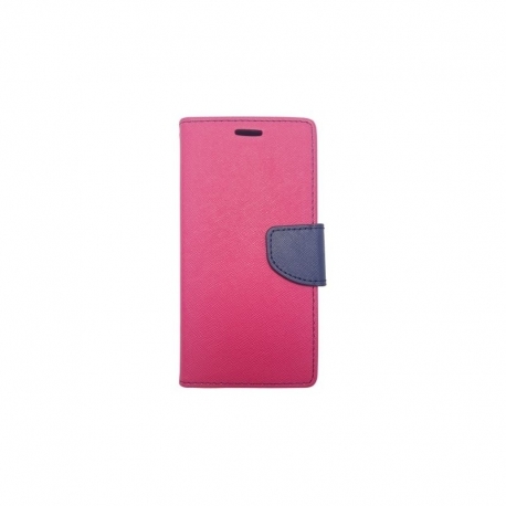 Husa Pentru ALCATEL Idol 3 - 4.7" - Leather Fancy TSS, Roz