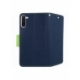 Husa Pentru SAMSUNG Galaxy Note 10 - Leather Fancy TSS, Bleumarin