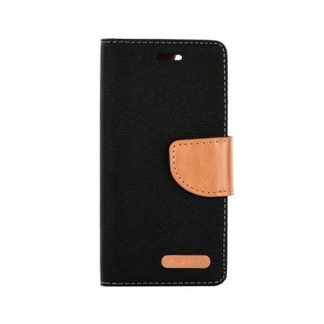 Husa HUAWEI Y6 - Denim Canvas TSS, Negru