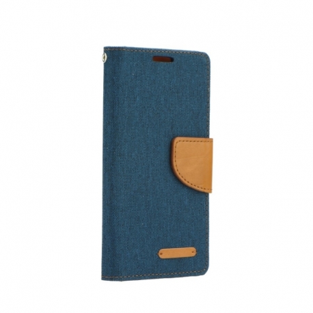 Husa Pentru LENOVO Vibe P1M - Denim Canvas TSS, Bleumarin