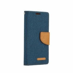 Husa Pentru HUAWEI Honor 4X - Denim Canvas TSS, Bleumarin