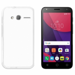 Husa Pentru ALCATEL Pixi 4 - 4" - Luxury Slim Case TSS, Transparent