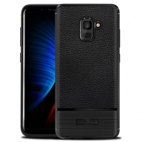 Husa Pentru SAMSUNG Galaxy A8 Plus 2018 - Luxury Carbon Rugged TSS, Negru