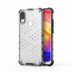 Husa XIAOMI Redmi Note 7 - Luxury Honeycomb Armor TSS, Transparent