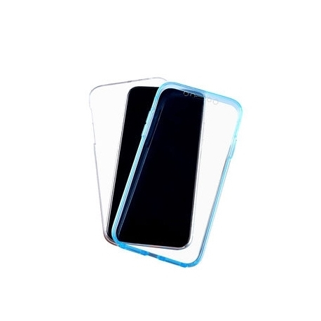 Husa Pentru SAMSUNG Galaxy S20 - 360 Grade,Fata Silicon/Spate Plastic Albastru