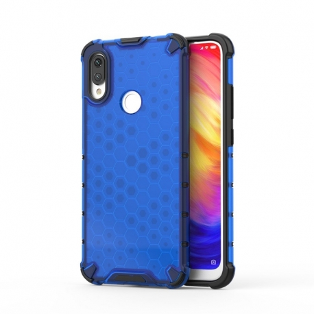 Husa XIAOMI Redmi Note 7 - Gel TPU Honeycomb Armor (Albastru)