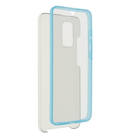 Husa SAMSUNG Galaxy S20 Ultra - 360 Grade Luxury PC+TPU TSS, Albastru/Transparent