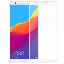 Folie de Sticla 5D Full Glue HUAWEI Y7 2018 \ Y7 Prime 2018 (Alb) ATX