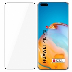 Folie 5D Flexibila Pentru HUAWEI P40 Pro, Negru ,Nano Full Glue BESTSUIT