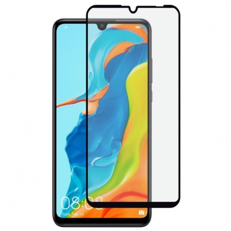 Folie de Sticla 5D Full Glue HUAWEI P30 Lite (Negru) Case Friendly Blue Star