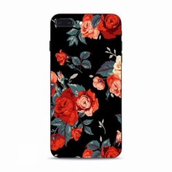 Husa SAMSUNG Galaxy M30 \ A40s - Flowers 3D (Negru)