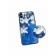 Husa SAMSUNG Galaxy S20 - Flowers 3D (Albastru)