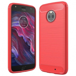 Husa MOTOROLA Moto X4 - Carbon (Rosu) FORCELL